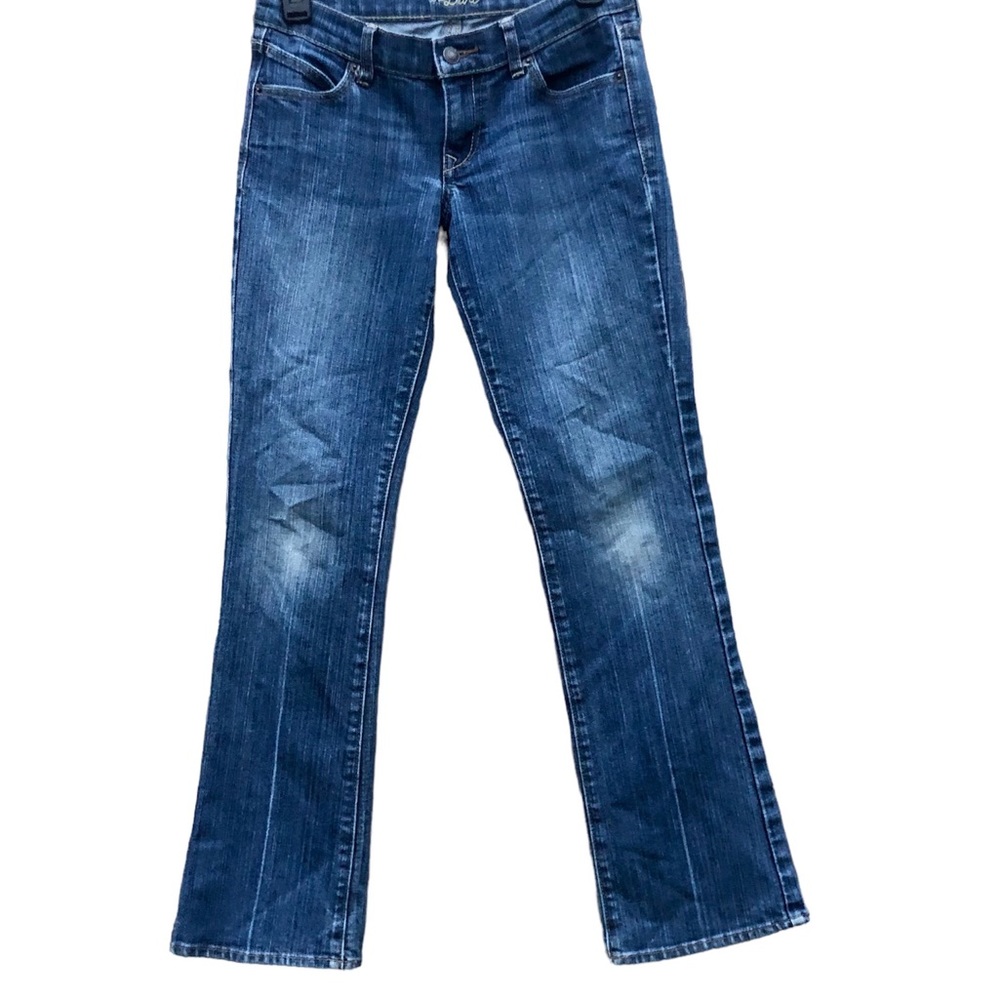Old Navy Diva Jeans Sz. 1 Regular Denim Navy Blue Straight Stretch